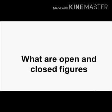 Geometry-Open and Closed Figures