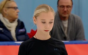 【23-24俄青测】妮卡完成4S·MJ组曲 Veronika ZHILINA 2023俄罗斯青年组测试赛女单自由滑 花样滑冰