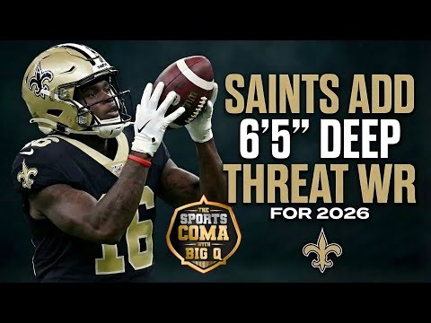 Saints Sign 6'5' Deep Threat WR for 2026 Season