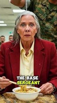 A U S Marine Dumped Water on an Old Woman — Unaware She Was a Legendary Combat Veteran