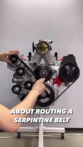 Routing a serpentine belt is always so satisfying | ICT Billet LLC