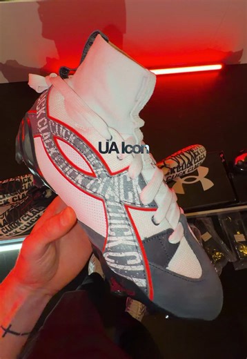 Click Clack All-American Game Cleats @Under Armour #football #footballcleats #underarmour #allamerican #widereceiver