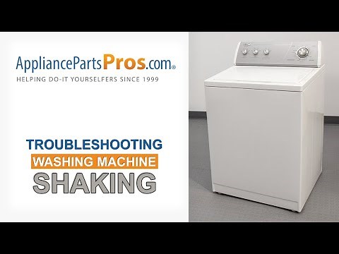 Washing Machine Shaking - Top 8 Problems and Fixes - Top-Loading and Side-Loading Washers