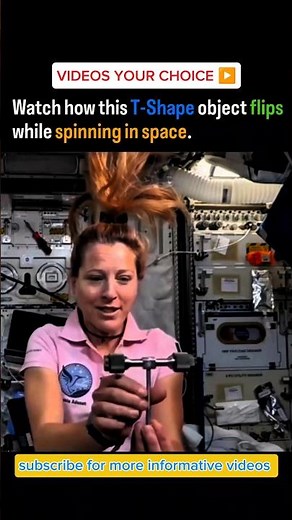 T-Shape Object Space Flip Mystery 😱 | Zero Gravity Science Explained