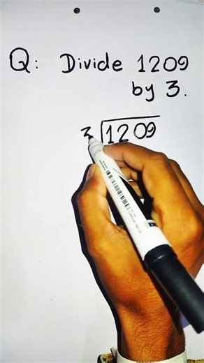 How to Divide 4 Digits Numbers by one digit number basic division