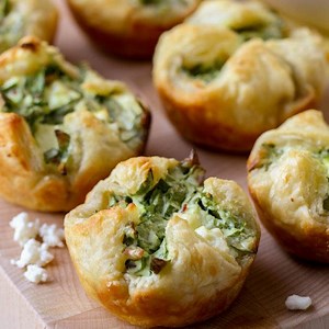 Spinach Cheese Puffs