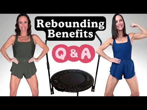 Rebounding Benefits & FAQs: Pain Relief, Weight Loss, How to Start Safely 🏆👯‍♀️ Beginner Tips