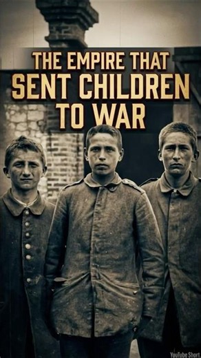 The Terrified 15-Year-Old Child Soldiers Captured in the WWI Trenches 🪖😢 #history #shorts