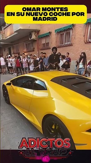 OMAR MONTES in his NEW car in MADRID ‼️😱 #omarmontes #madrid #barcelona #canaryislands #spain