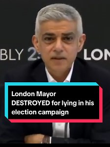 London Mayor DESTROYED for LYING in his election campaign #london🇬🇧 #sadiqkhan #Westminster