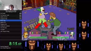 Simpsons Wrestling Speedrun
