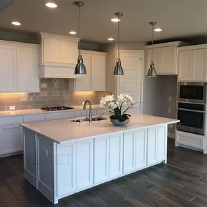 [Hot Item] Complete Full Set White Modern Kitchen Furniture Cabinet Design Model Sets