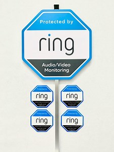 Ring Yard Sign With 4 Window Stickers - Etsy