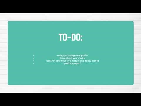 PREPARING FOR A MODEL UN CONFERENCE - MUN In Minutes