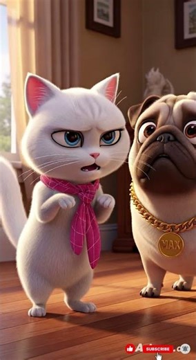 Funny Cat And Dog Moments You Have To See! #animation #cartoon #cat