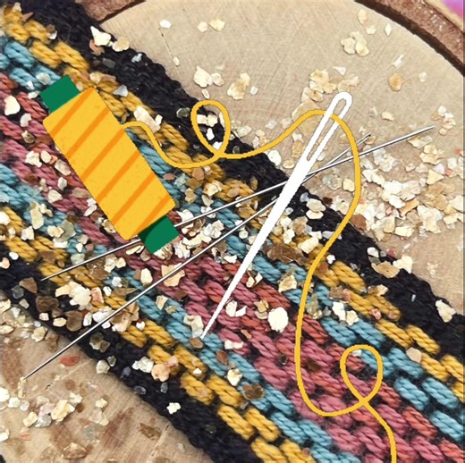 Last call! ✨🪡Use code NEEDLE in your order for a free needle for stitching! 🗝️ https://nostalgica.com/discount/NEEDLE | Candie Cooper