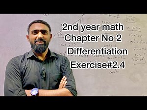 2nd year math|Chapter No 2|Differentiation| |Exercise No 2.4|