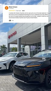Don’t just take our word for it—see what our customers have to say. 🤝 Stop by at #ToyotaOfNorthMiami and let us make your car-buying experience unforgettable! ✨ | Toyota of North Miami
