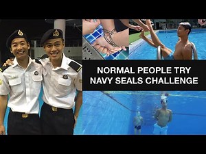 Normal People try the Navy Seals Drownproofing Challenge