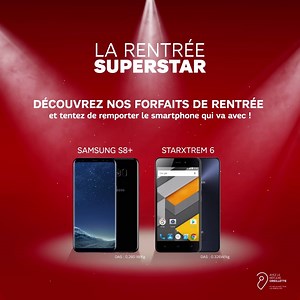 54K views · 85 reactions | [JEU CONCOURS] Un 1er mobile c'est toujours important  Tentez de remporter votre smartphone ici  po.st/RentréeSuperstar | SFR | Facebook