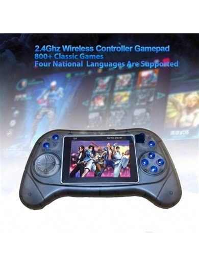 Q8 Handheld Game Console -800+ Retro Video Gaming Console Support TV Output Portable Handheld Games With Rechargeable Battery 3.0 Inch LCD Screen Mini Arcade Electronic Toy Best Christmas Present | SHEIN