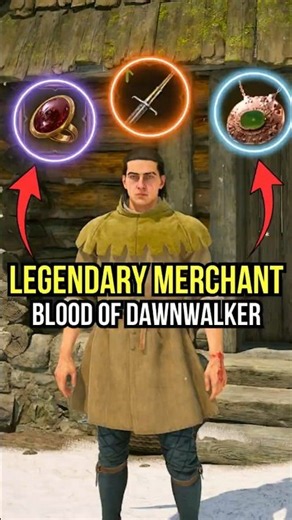 Unlock This LEGENDARY Gear Merchant Early in Dawnwalker 😳 #dawnwalker #gaming #shorts