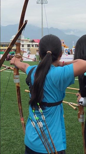 Indian round bow practice by Nang Khemawati