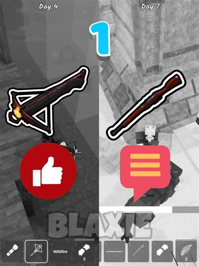 Infernal Crossbow vs Rifle in 99 nights in the forest