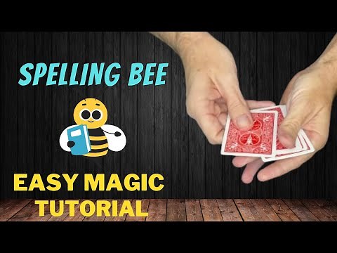 Spelling Bee - Easy Beginner Magic Card Trick Tutorial
