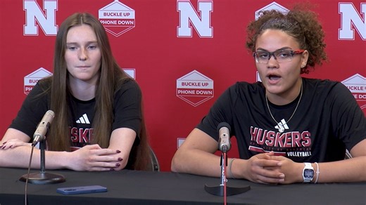 "We love competing & playing high-level volleyball. This will be a good weekend." Nebraska Middle Blocker Rebekah Allick No. 1 Nebraska (20-0, 10-0 B1G): 🏐Oct. 31st 8 PM CST 🎃: at No. 11 Wisconsin (15-3, 8-2 B1G) 🏐Nov. 2nd 1 PM CST: vs. Oregon (13-7, 4-6 B1G) #cornhuskers | NTV News