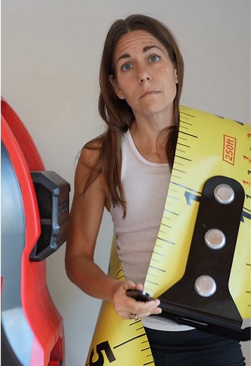 World's Largest Tape Measure: 0.87m x 0.80m x 0.56m
