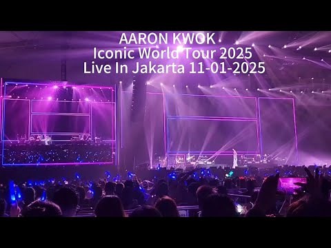 AARON KWOK || ICONIC WORLD TOUR 2025 || Live In Jakarta || Wo Shi Bu Shi Gai An Jing De Zou Kai