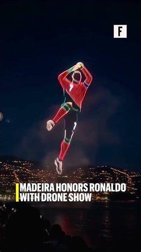 Madeira Honors Ronaldo With Drone Show