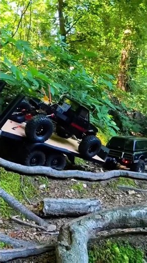 Epic RC Rock Crawling at the Waterfall Trail! #rcrockcrawler #shorts