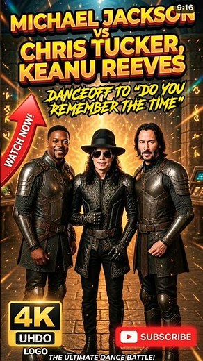 Michael Jackson, Chris Tucker & Keanu Reeves Epic Dance-Off-Do You Remember The Time 4K #fyp #viral