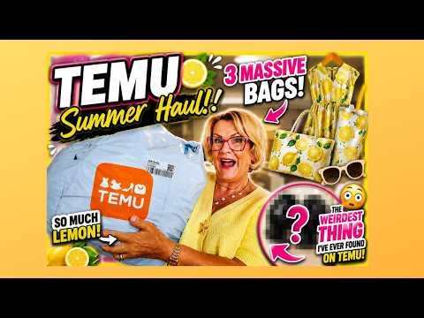 Temu Made Me Buy It… 🍋 Summer Haul Edition