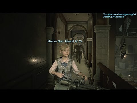 Resident Evil 2 Remake - Sherry Meets Mr.X and Her Dad *read desc*