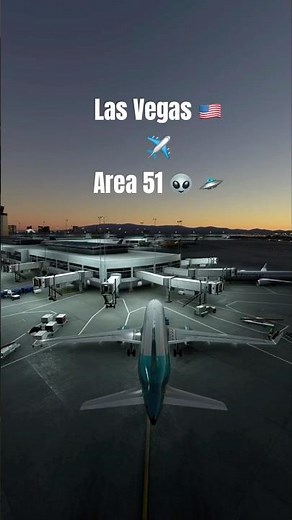 Las Vegas 🇺🇸 ✈️ Area 51 👽 #aviation
