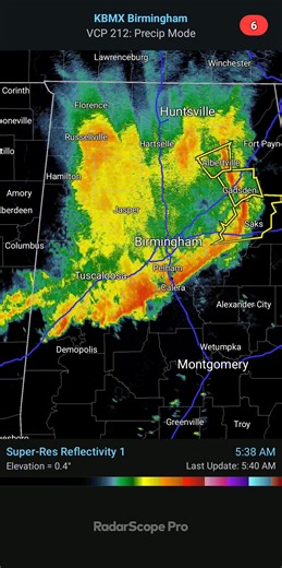 2.3K views · 36 reactions | First line of storms now almost through central Alabama...Coverage has been solid and may well minimize our 2nd threat later today... If nothing else, we needed this rain! | Evan Chickvara | Facebook