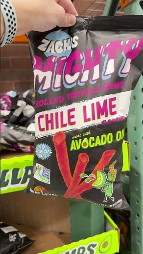 🤩 Zack's Mighty Avocado Oil Chile Lime Rolled Tortilla Chips (🇺🇸 Itm. 2004657)
