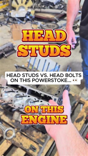 Why Choose Head Studs Over Head Bolts for Powerstroke Engines