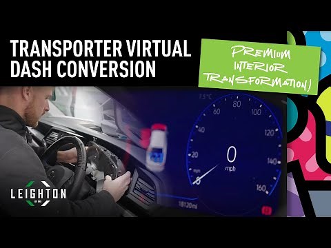 VW Transporter T6.1 digital dash retrofit installation (Genuine VW part)