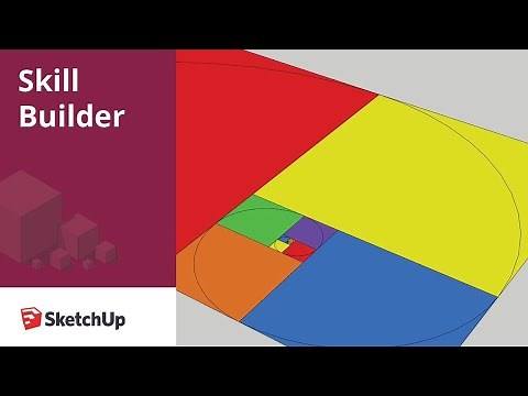 How to make a golden spiral in SketchUp - Skill Builder