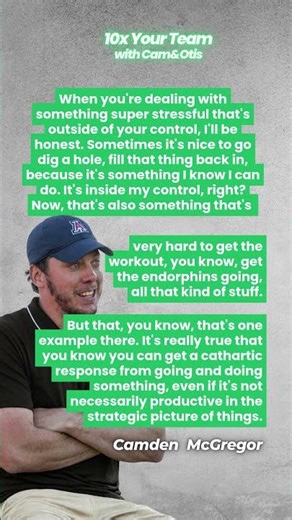 Cathartic Work Restores Control