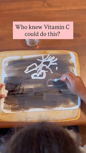 4K views · 122 reactions | We painted a layer of iodine on white...