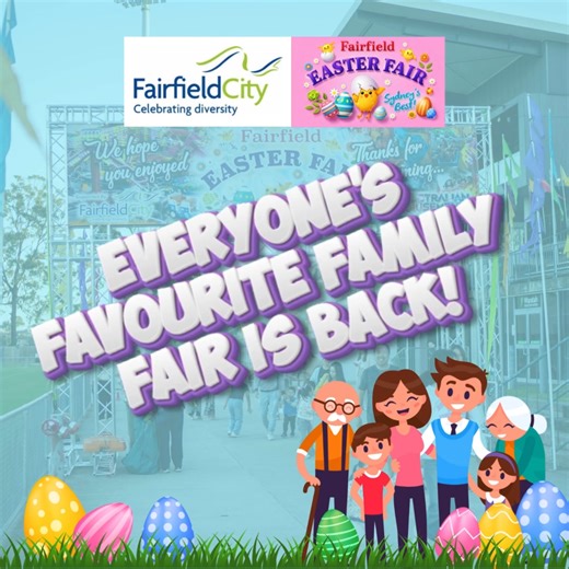 Everyone’s favourite family fair is back for 2026 and it’s going to be HUGE 🎡🔥 The Fairfield Easter Fair returns from 2–7 April with epic rides, mouth-watering food, nonstop family fun and unbeatable Easter vibes across six action-packed days. Proudly supported by Fairfield City Council. Save the dates, tag your crew and get ready for an unforgettable Easter. More big announcements coming soon 👀🎉 | Fairfield Easter Fair