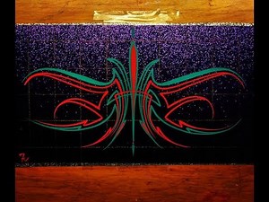 How to Pinstripe: Two Color Design (part 2)