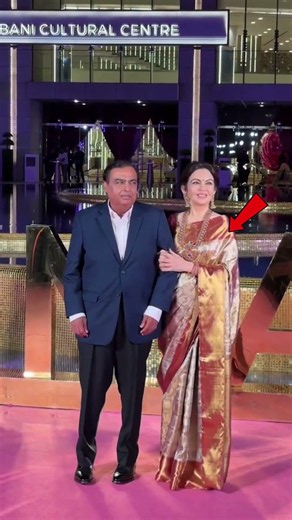 😱😍 Mukesh & Nita Ambani ka ₹36 LAKH wala Royal Look! Expensive Saree Price Reveal! 👑 #Shorts 💸#reels