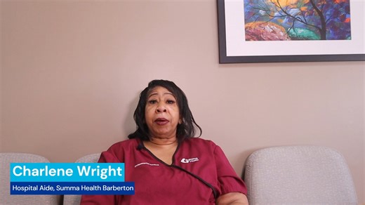 It has been a privilege to have hospital aide, Charlene Wright, with us at Summa Health Barberton for the past thirty years. Watch now to learn about her role and what has kept her here all these years. #GettingToKnowSumma | Summa Health