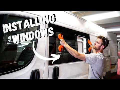 INSTALLING SLIDING CAMPERVAN WINDOWS | The Right or Wrong Way? - No Experience Van Build